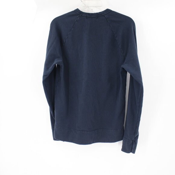 Buck Mason Sweatshirt Mens XS Long Sleeve Pullover Crewneck Cotton Blend blue - Picture 7 of 10